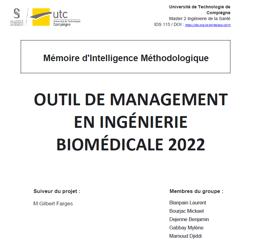 IDS115 Mémoire d'intelligence méthodologique