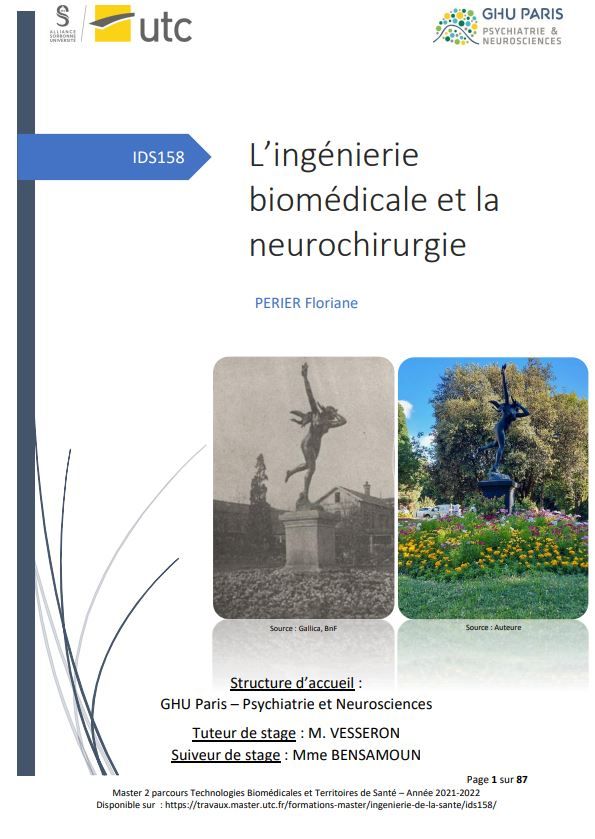 IDS158 - PERIER Floriane - L'ingénierie biomédicale et la neurochirurgie