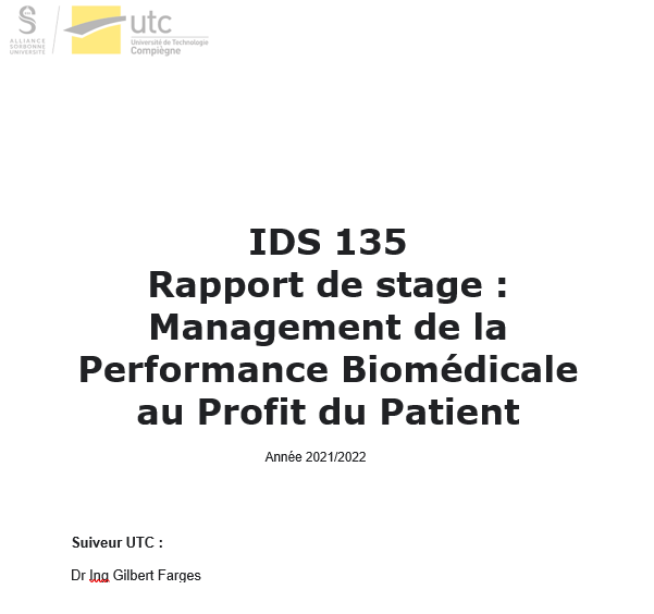 IDS 135 Rapport de Stage MBourjac