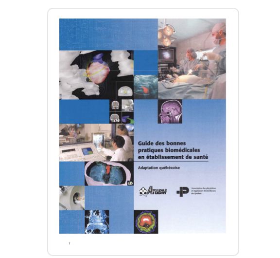 Guide des bonnes pratiques biomédicales - Adaptation Québécoise (2005)