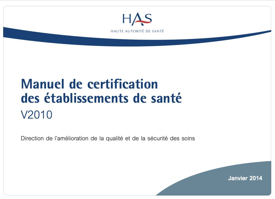 Manuel de certification des établissements de santé V2010