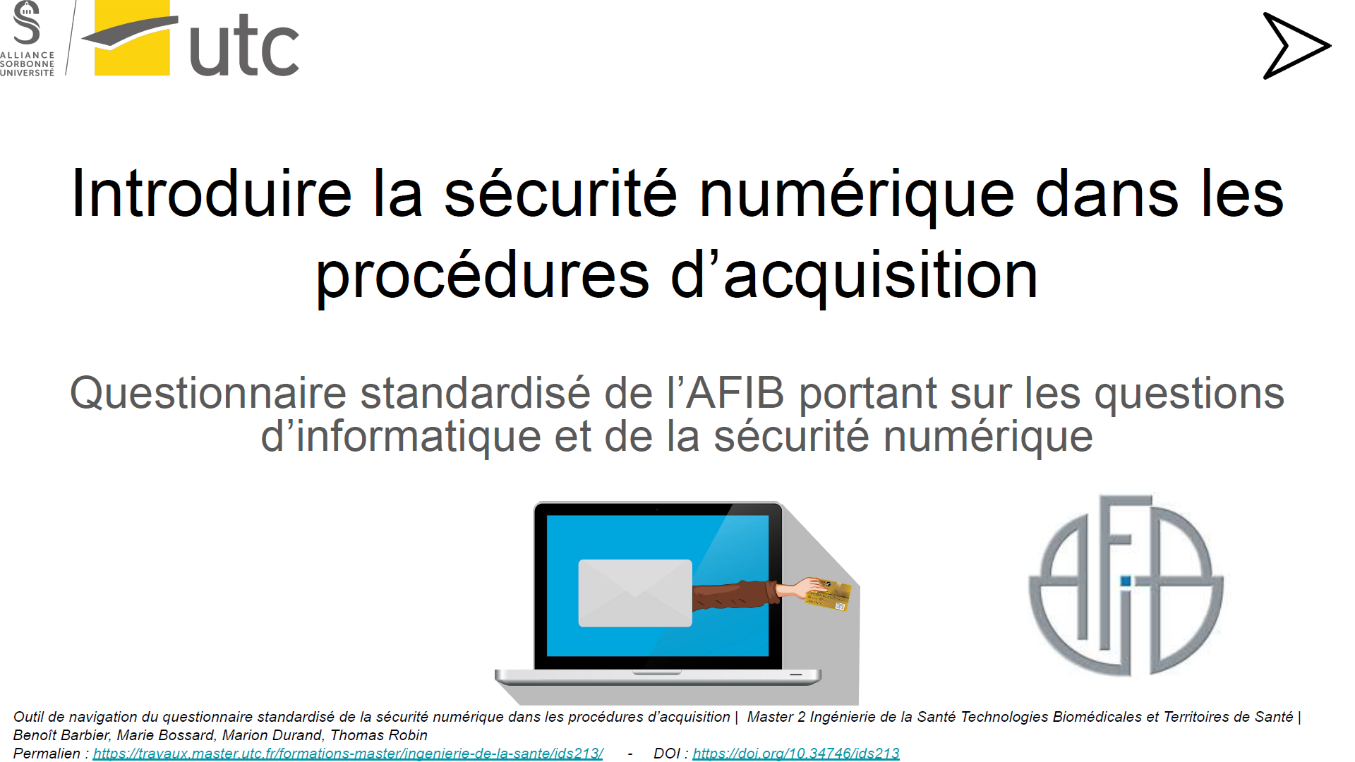 IDS213 - Outil 1 - Introduire la sécurité numérique dans les procédures d’acquisition