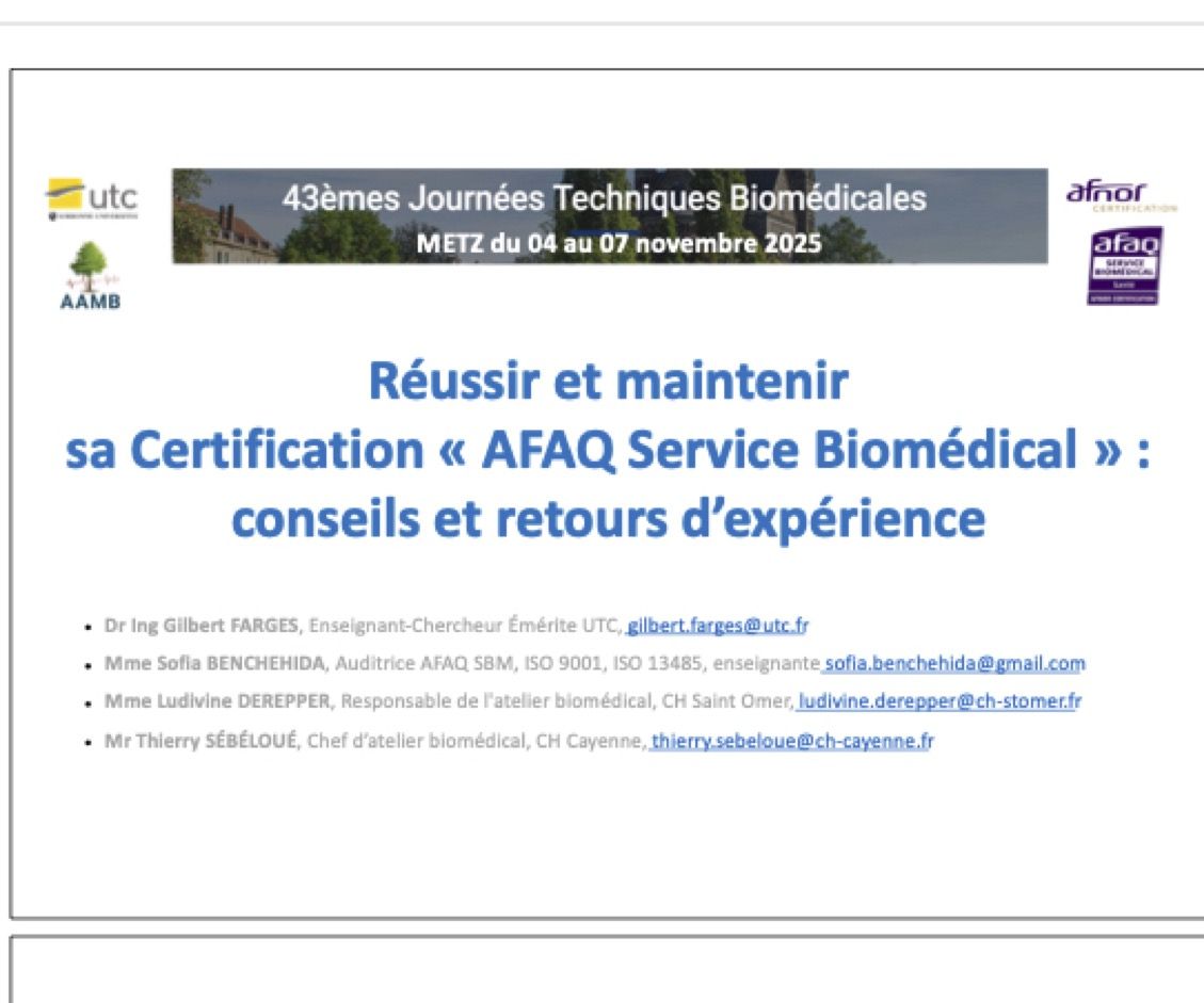 Texte de la communication AAMB Metz&nbsp;2025