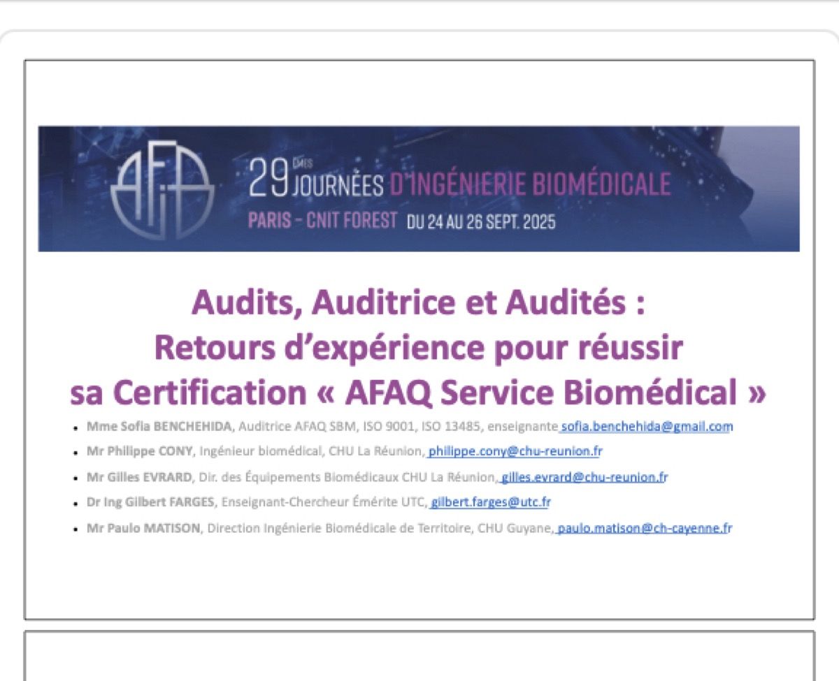 Communication AFIB Paris&nbsp;2025