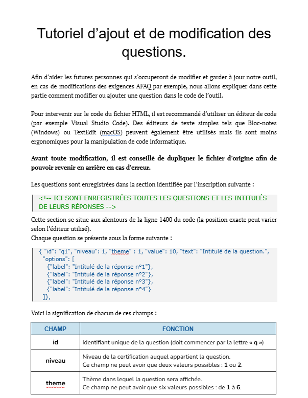 Tutoriel de modification du code&nbsp;HTML
