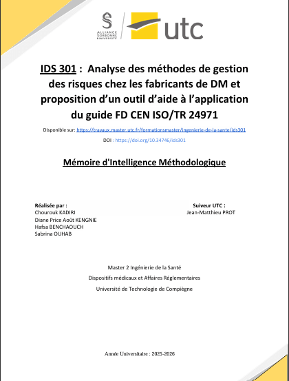 IDS301-Mémoire d'Intelligence Méthodologique