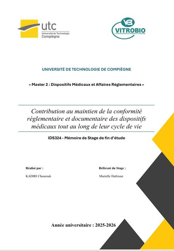 IDS324_Le maintien de la conformité réglementaire et documentaire des dispositifs médicaux tout au long de leur cycle de vie