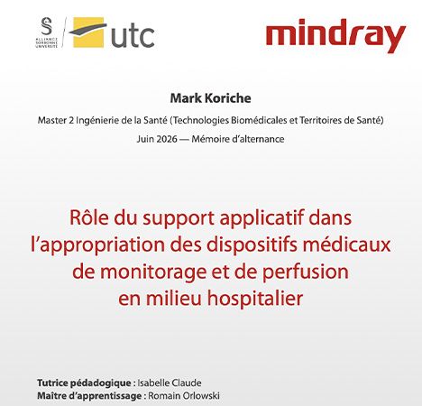 IDS327 - Rôle du support applicatif dans l’appropriation des dispositifs médicaux de monitorage et de perfusion en milieu hospitalier