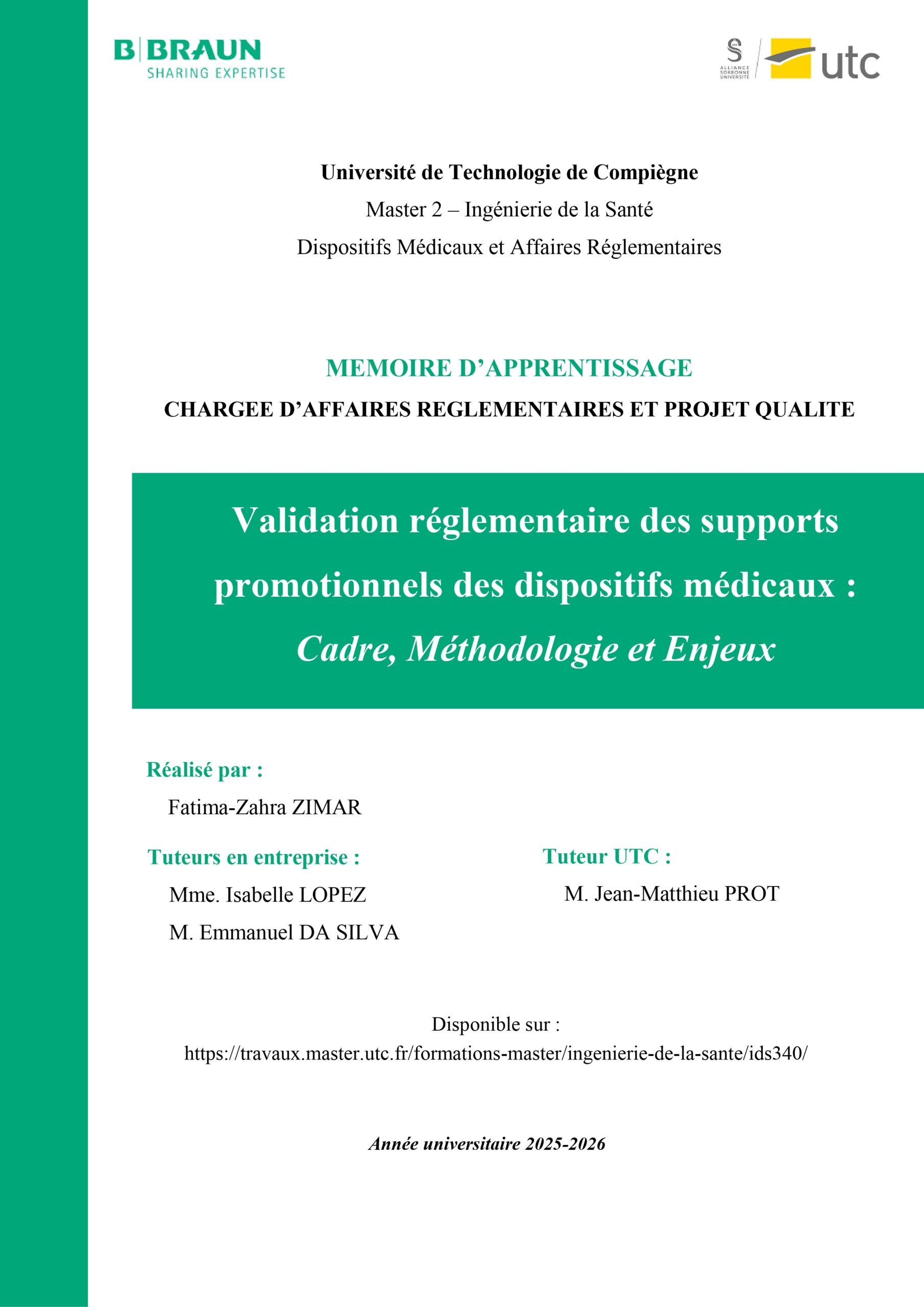 IDS340 - Mémoire d'apprentissage - ZIMAR Fatima-Zahra